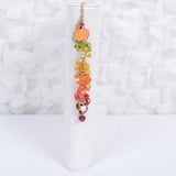 Autumn Whispers Dangle Planner Charm with Pumpkin, Squirrel and Owl Charms in Gold