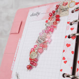 Wonderland Planner Dangle Charm in Silver or Gold