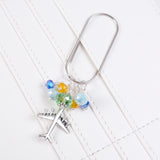 Wander Dangle Planner Clip or Charm with either or Airplane or Luggage Charm