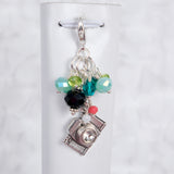 Daily Journal Camera Dangle Planner Clip or Charm