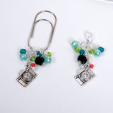 Daily Journal Camera Dangle Planner Clip or Charm