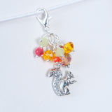 Autumn Whispers Planner Clip or Charm with Squirrel