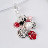 Wonderland Tea Party Planner Clip or Charm in Silver or Gold