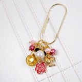 Wonderland Tea Party Planner Clip or Charm in Silver or Gold