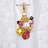 Wonderland Tea Party Planner Clip or Charm in Silver or Gold