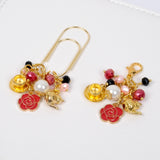 Wonderland Tea Party Planner Clip or Charm in Silver or Gold