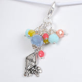 Take Flight Planner Clip or Charm with Hot Air Balloon or Kite