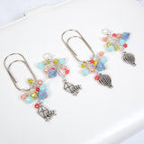 Take Flight Planner Clip or Charm with Hot Air Balloon or Kite