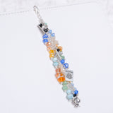 Wander Travel Dangle Planner Charm with Camera, Plane, Passport and Globe Charms