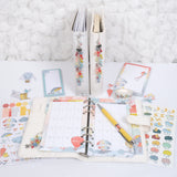 Take Flight Planner Clip or Charm with Hot Air Balloon or Kite