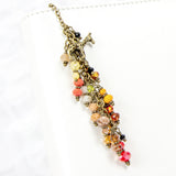 Giraffe Dangle Charm Antique Bronze