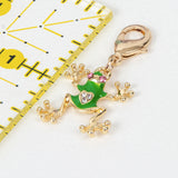 Enamel Frog Charm Measurement