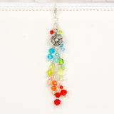 Poppy Fields Planner Charm with Crystal Dangle - Available in Two Lengths