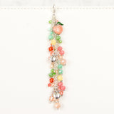Peach Planner Charm with crystal dangle