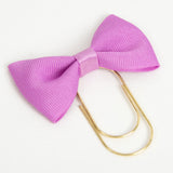 Orchid Purple Planner Clip with Wide Gold Toned Paper Clip