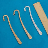 Embossed Metal Bookmarks with Ruler
