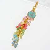 Enamel Snow Globe Charm with Crystal Dangle