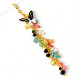 Paper and Ink Enamel Butterfly Beaded Dangle Charm