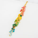 Tropical Planner Charm Dangle with Flamingo, Pineapple and Palm Tree Charms