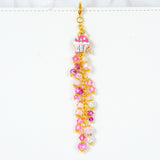 Cupcake Planner Charm with Pink Crystal Dangle