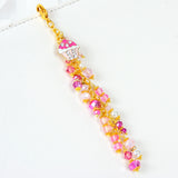 Cupcake Planner Charm with Pink Crystal Dangle
