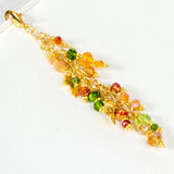 Gold Fall Leaves Planner Charm