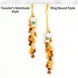 Traveler's Notebook Style and Ring Bound Style Comparison - Coffee Charm