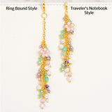 Ring Bound Planner  and Traveler's Notebook Style Charms Comparison