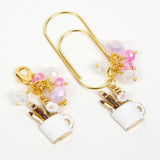 Artist's Coffee Cup Dangle Clip and Charm
