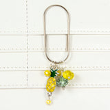 Pineapple Dangle Clip Bookmark