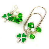 Shamrock Dangle Clip or Charm