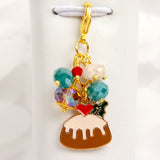 Christmas Bundt Cake Charm or Stitch Marker