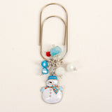 Snowman Wide Dangle Clip or Bookmark