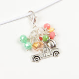Peach Ridge Charm with Pickup Charm