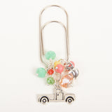 Pickup and Peach Wide Dangle Clip