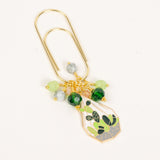 Geometric Succulent Terrarium Wide Dangle Clip