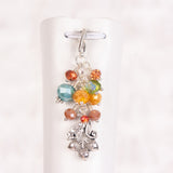 Autumn Thicket Dangle Clip or Charm with Oak Leaf and Acorn Charm