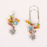 Autumn Thicket Dangle Clip or Charm with Oak Leaf and Acorn Charm