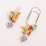 Autumn Thicket Dangle Clip or Charm with Oak Leaf and Acorn Charm