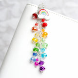 Rainbow Planner Charm with Rainbow Charm and Dangle