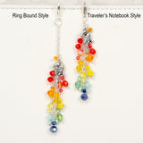 Toucan Dangle Planner Charm with Rainbow Crystals