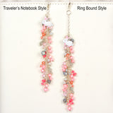 Sparkle Princess Co Planner Charms Ring Bound Planner and Traveler's Notebook Style Comparison