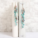 Winter Twilight Dangle Planner Charms shown on ring bound planner and Traveler's Notebook