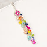 Confetti Wishes Planner Charm with Rainbow Crystal Dangle