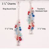 Short Wayfarer Lighthouse Planner Dangle Charm measurements