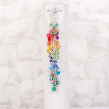 Mandala, Camel and Palm Trees Dangle Planner Charm with Rainbow Crystal Dangle