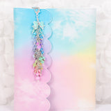 Summer Fun Dangle Planner Charm with Palm Tree, Beach Chair and Enamel Bow Charms