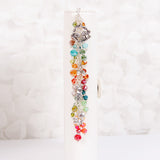 Dangle Planner Charm with crystal dangle and mushroom, acorn, fawn and fox charms