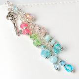 Pastel Dangle Planner Charm with Silver Key Charm
