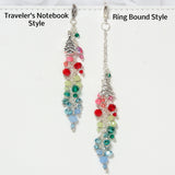 Winter Tree Charm Traveler's Notebook and Ring Bound Style Comparison